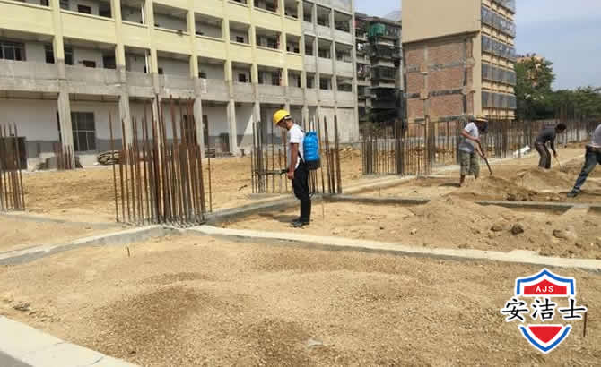 金东区学校机关防治白蚁